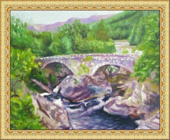 Scottish artist painting